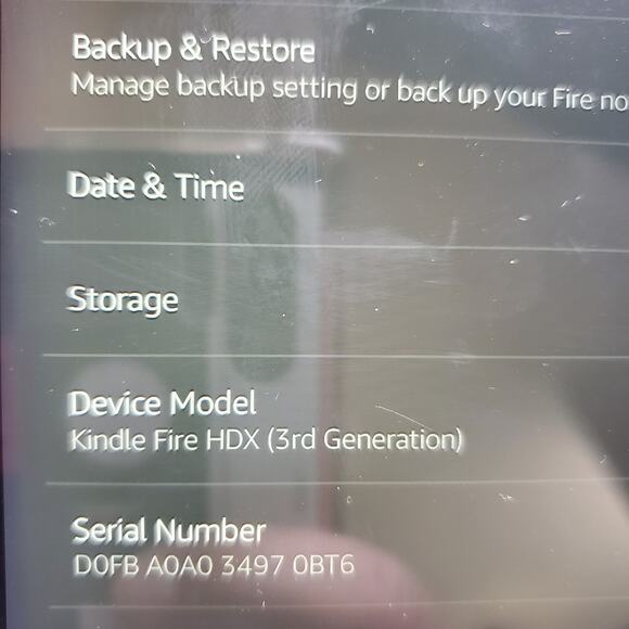 Amazon Kindle Fire HDX 7 (3rd Generation) 16GB, Wi-Fi, 7in - Black - Picture 3 of 3